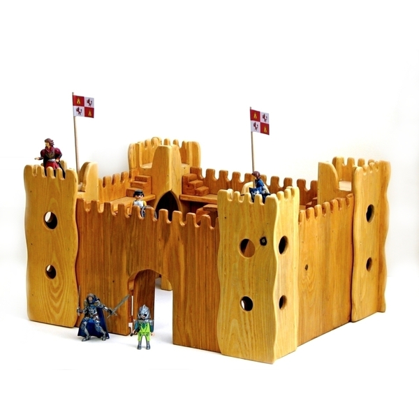 Χειροποίητο ξύλινο κάστρο - ξύλο, παιχνίδι, ξύλινα παιχνίδια