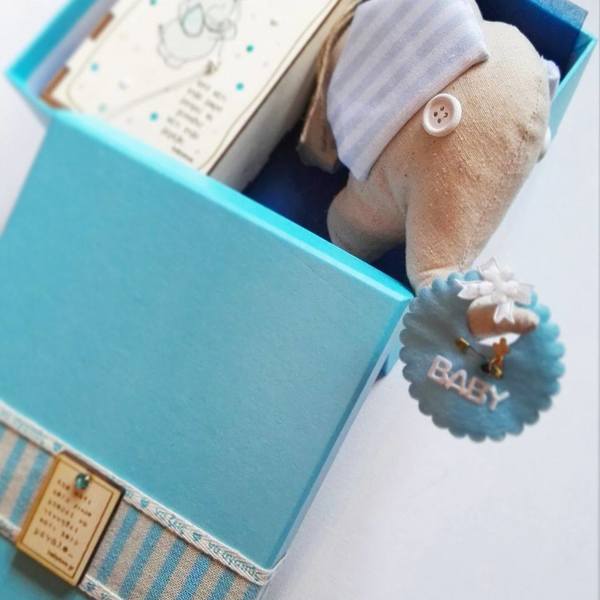 Κουτί για τα ενθύμια του μωρού - κορίτσι, αγόρι, δώρο, αναμνηστικά, αξεσουάρ μωρού - 2