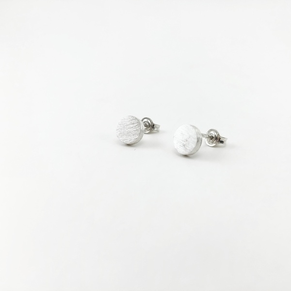 Minimal Shapes - Σκουλαρίκια (diameter 0,7 cm) - ασήμι, ασήμι 925, mini, σκουλαρίκια, χειροποίητα, minimal