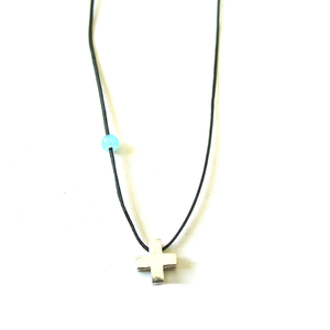 χειροποιητο κολιε ασημι σταυρος minimal |cross 925 - chic, fashion, vintage, charms, κερωμένα κορδόνια, ιδιαίτερο, μοντέρνο, πέτρα, ασήμι 925, σταυρός, μέταλλο, κολιέ, εντυπωσιακό, καθημερινό, minimal, must, ασημένια, κοντά, unisex, ευκολοφόρετο, διαχρονικό, amano