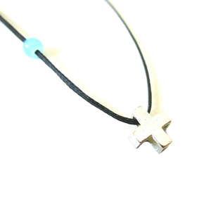 χειροποιητο κολιε ασημι σταυρος minimal |cross 925 - chic, fashion, vintage, charms, κερωμένα κορδόνια, ιδιαίτερο, μοντέρνο, πέτρα, ασήμι 925, σταυρός, μέταλλο, κολιέ, εντυπωσιακό, καθημερινό, minimal, must, ασημένια, κοντά, unisex, ευκολοφόρετο, διαχρονικό, amano - 2