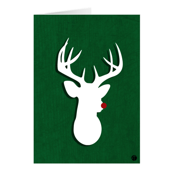 GK...ristmas card_1 "Merry x-mas deer!" - χριστουγεννιάτικο