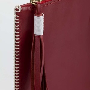 Knitted Clutch Bag - δέρμα, πλεκτό, φάκελοι, χειροποίητα - 3