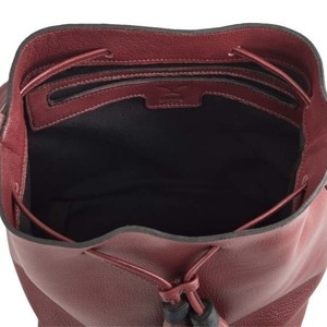 Bucket Bag - δέρμα, statement, ύφασμα, handmade, πουγκί, πουγκί, χειροποίητα, μεγάλες, all day, minimal, κρόσσια - 3