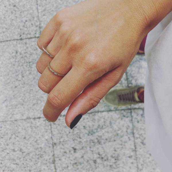 _flat ring-χειροποίητο μίνιμαλ δαχτυλίδι - chic, handmade, μοντέρνο, αλπακάς, δαχτυλίδι, χειροποίητα, minimal, βεράκια, μικρά, casual, rock, μπρούντζος, φλατ, φθηνά - 3