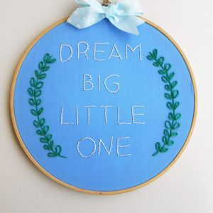 Τελάρο κεντήματος bamboo 20εκ dream big - ύφασμα, κεντητά, διακοσμητικό, ξύλο, αγόρι, επιτοίχιο, τοίχου, κορδόνια, δώρα για βάπτιση, είδη διακόσμησης, είδη δώρου, βρεφικά, τελάρα κεντήματος, κρεμαστά - 3