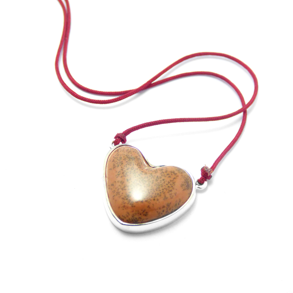 " Love pebble Necklace " - Χειροποίητο επάργυρο μενταγιόν με βότσαλο! - ημιπολύτιμες πέτρες, chic, βραδυνά, fashion, καλοκαιρινό, vintage, κλασσικό, charms, design, ιδιαίτερο, μοναδικό, μοντέρνο, γυναικεία, καλοκαίρι, sexy, ανοιξιάτικο, επάργυρα, donkey, gothic style, κολιέ, κορδόνια, κορδόνια, χειροποίητα, romantic, minimal, απαραίτητα καλοκαιρινά αξεσουάρ, must αξεσουάρ, κλασσικά, κοντά, personalised, γυναίκα, unisex, boho, ethnic, rock, κρεμαστά, Black Friday, βότσαλα, αυξομειούμενα, φθηνά