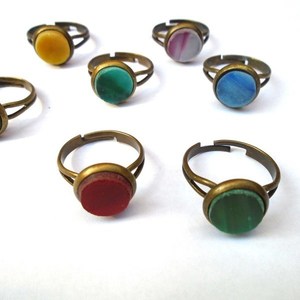 Minimal Δαχτυλίδι Βιτρώ - handmade, γυαλί, γυναικεία, στρογγυλό, επάργυρα, κορίτσι, δώρο, βιτρώ, δαχτυλίδι, γεωμετρικά σχέδια, δαχτυλίδια, χειροποίητα, minimal, γενέθλια, μικρά, μπρούντζος, αυξομειούμενα, δώρα για γυναίκες, φθηνά