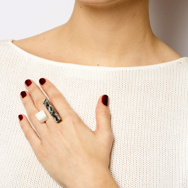 Mar H δαχτυλίδι χειροποίητο - ασήμι 925, δαχτυλίδι, χειροποίητα - 2