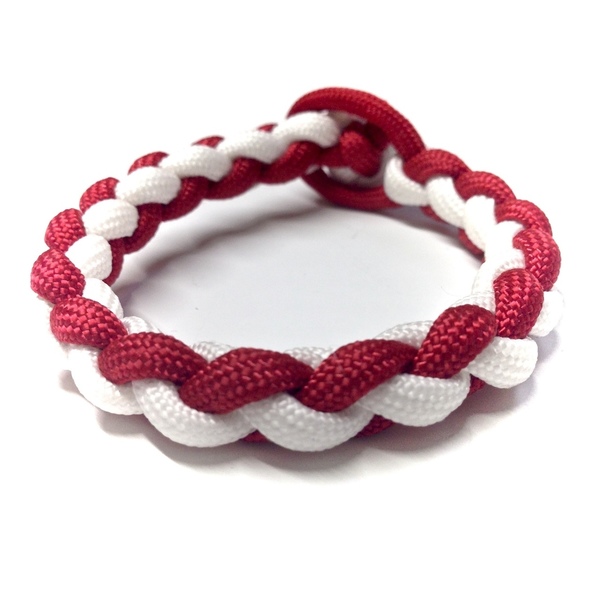 4-strand braid March bracelet - κορδόνια, minimal, unisex, σταθερά