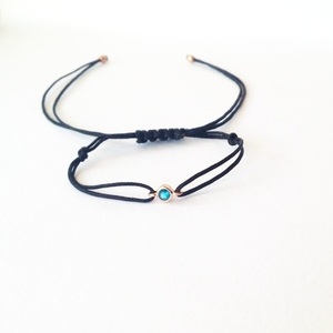 Mini bracelet - ημιπολύτιμες πέτρες, chic, charms, ιδιαίτερο, mini, swarovski, κορδόνια, romantic, minimal, χεριού, αυξομειούμενα