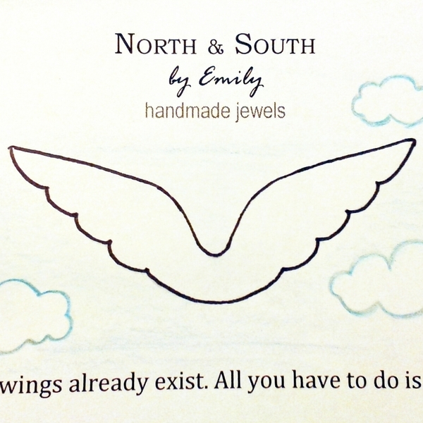 _angel wings necklace- χειροποίητο κολιέ με φτερά αγγέλου - φτερό, αλπακάς, κορίτσι, κολιέ, κορδόνια, romantic, δωράκι, μπρούντζος, αγγελάκι - 4