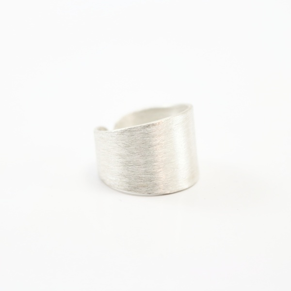 Minimal flat ring - Silver 925 - ασήμι, ασήμι, chic, design, μοντέρνο, ασήμι 925, δαχτυλίδι, minimal, ασημένια, διαχρονικό, contemporary, φλατ, αυξομειούμενα - 2