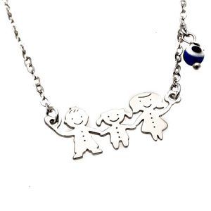 Kολιέ Μαμάς Oικογένεια Κορίτσι Ασήμι 925 - charms, μοναδικό, γυναικεία, επιχρυσωμένα, ασήμι 925, κορίτσι, δώρο, customized, κολιέ, δώρα για βάπτιση, μαμά, μπαμπάς, για όλες τις ώρες, δωράκι, είδη δώρου, ασημένια, γενέθλια, personalised, unique, βρεφικά, δώρα επετείου, επέτειος, κρεμαστά, οικογένεια, δώρα γενεθλίων, δώρο για νεογέννητο, δώρα για γυναίκες - 4