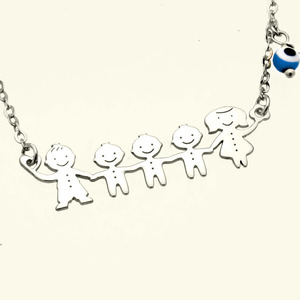 Kολιέ Μαμάς Oικογένεια 3 Αγόρια Ασήμι 925 - charms, επιχρυσωμένα, ασήμι 925, αγόρι, δώρο, customized, αγάπη, κολιέ, δώρα για βάπτιση, μαμά, μπαμπάς, είδη γάμου, για όλες τις ώρες, δωράκι, είδη δώρου, ασημένια, personalised, unique, βρεφικά, οικογένεια, δώρα για γυναίκες - 3