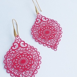 Σκουλαρίκι filigree - statement, must αξεσουάρ, γενέθλια, unique, ethnic, faux bijoux, Black Friday, φθηνά - 3