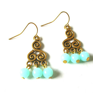 beaded brass| σκουλαρικι χαντρες ethnic boho minimal - ασήμι, chic, μονόχρωμες, fashion, καλοκαιρινό, vintage, μόδα, μοναδικό, μοντέρνο, ανοιξιάτικο, μέταλλο, γεωμετρικά σχέδια, χειροποίητα, εντυπωσιακά, χάντρες, χάντρες, για όλες τις ώρες, minimal, must, μικρά, boho, ethnic, ευκολοφόρετο, διαχρονικό, μπρούντζος, κρεμαστά, amano, contemporary, γάντζος, trend, φθηνά - 2