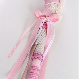 Λαμπάδα αλογάκι ροζ - διακοσμητικό, κορίτσι, πουά, δώρο, λαμπάδες, χειροποίητα, χαρούμενο, κερί - 5