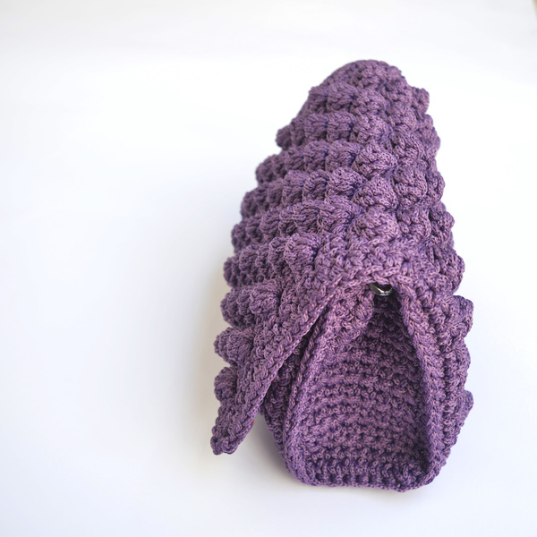 Τσάντα crochet ώμου με αλυσίδα - αλυσίδες, αλυσίδες, handmade, πλεκτό, ώμου, crochet, τσάντα, χειροποίητα, πλεκτές τσάντες - 3