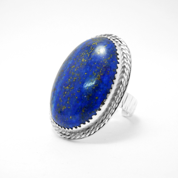 "Magic Lapis Helmet " - Χειροποίητο επάργυρο δαχτυλίδι με Lapis Lazuli! - ημιπολύτιμες πέτρες, ημιπολύτιμες πέτρες, chic, handmade, fashion, καλοκαιρινό, κλασσικό, design, ιδιαίτερο, μοναδικό, μοντέρνο, γυναικεία, sexy, ανοιξιάτικο, σύρμα, επάργυρα, επάργυρα, donkey, χειροποίητα, romantic, απαραίτητα καλοκαιρινά αξεσουάρ, must αξεσουάρ, κλασσικά, γυναίκα, boho, ethnic, αυξομειούμενα
