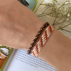 Earth festival bracelet – Boho βραχιόλι με Ημιπολύτιμους Λίθους - Αιματίτης - statement, ημιπολύτιμες πέτρες, chic, πολύχρωμο, fashion, καλοκαιρινό, γυαλί, ιδιαίτερο, μοναδικό, μοντέρνο, γυναικεία, ανοιξιάτικο, δώρο, αιματίτης, πρωτότυπο, χειροποίητα, χάντρες, εντυπωσιακό, για όλες τις ώρες, elegant, καθημερινό, must αξεσουάρ, κομψά, ξεχωριστό, γενέθλια, casual, unique, ethnic, πολύσειρα, αυξομειούμενα, δώρα για γυναίκες - 2