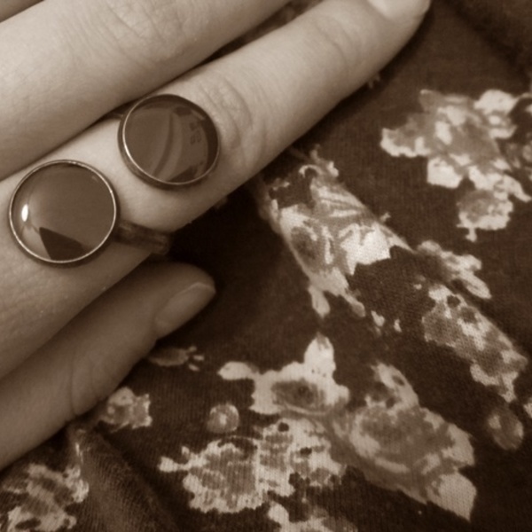 Δαχτυλίδι vintage -Το καταφύγιο της απλότητας- - statement, vintage, γυαλί, γυναικεία, σμάλτος, ρητίνη, cute, δαχτυλίδι, χειροποίητα, για όλες τις ώρες, must, unique, boho, μεγάλα, αυξομειούμενα - 3