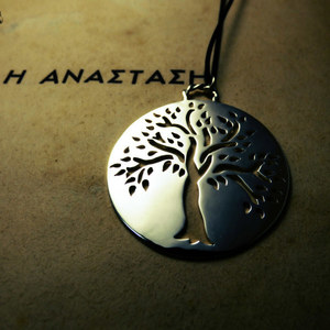 " Gold Tree of Life " - Χειροποίητο επάργυρο-επίχρυσο μενταγιόν με ένα υπέροχο δέντρο! - chic, βραδυνά, fashion, vintage, κλασσικό, design, ιδιαίτερο, μοναδικό, μοντέρνο, γυναικεία, ορείχαλκος, επάργυρα, επάργυρα, donkey, κολιέ, κορδόνια, κορδόνια, χειροποίητα, φύλλο, romantic, μακριά, γυναίκα, boho, ethnic, επιχρυσωμένο στοιχείο, αυξομειούμενα, μενταγιόν - 4