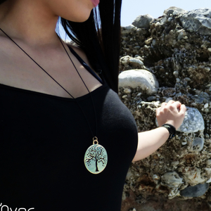 " Gold Tree of Life " - Χειροποίητο επάργυρο-επίχρυσο μενταγιόν με ένα υπέροχο δέντρο! - chic, βραδυνά, fashion, vintage, κλασσικό, design, ιδιαίτερο, μοναδικό, μοντέρνο, γυναικεία, ορείχαλκος, επάργυρα, επάργυρα, donkey, κολιέ, κορδόνια, κορδόνια, χειροποίητα, φύλλο, romantic, μακριά, γυναίκα, boho, ethnic, επιχρυσωμένο στοιχείο, αυξομειούμενα, μενταγιόν - 5
