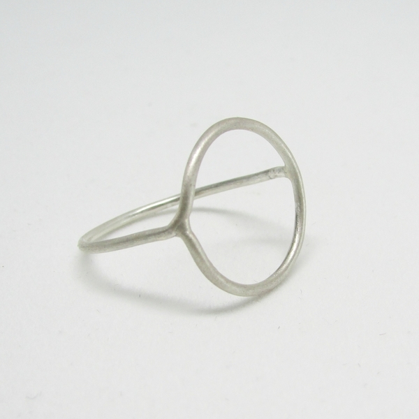 Ασημένιο Δαχτυλίδι Κύκλος - ασήμι 925, κύκλος, δαχτυλίδι, καθημερινό, minimal, ασημένια - 2