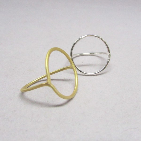 Ασημένιο Δαχτυλίδι Κύκλος - ασήμι 925, κύκλος, δαχτυλίδι, καθημερινό, minimal, ασημένια - 4