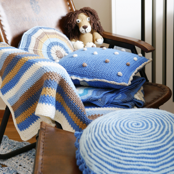 Πλεκτή κουβερτούλα για μωρά Vintage Boy - vintage, πλεκτό, αγόρι, crochet, βρεφικά, κουβέρτες - 2