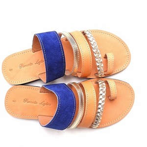 Sea Breeze Sandals - δέρμα, γυναικεία, σανδάλια, χειροποίητα, minimal, φλατ