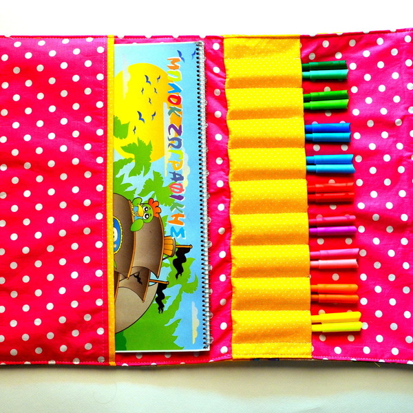 Παιδικη Τσάντα Ζωγραφικής- θηκη "HIPPIE ELEPHANT" art bag - ύφασμα, βαμβάκι, ζωγραφισμένα στο χέρι, μοναδικό, κορίτσι, χειροποίητα, θήκες, ελεφαντάκι, δωράκι, είδη δώρου, boho, θήκες βιβλίων, για παιδιά - 4