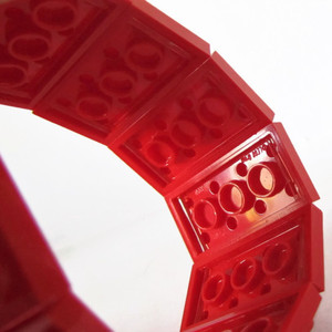 Βραχιόλι Ελαστικό από τουβλάκια 2x4 Κόκκινο - κόκκινο, μονόχρωμες, ελαστικό, ελαστικό, ιδιαίτερο, μοναδικό, μοντέρνο, πλαστικό, δώρο, χειροποίητα, γενέθλια, birthday, unisex, bracelet, τουβλάκια, δώρα γενεθλίων, αυξομειούμενα, φαρδιά - 3