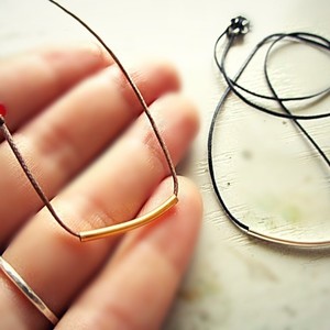 basic neck tube| χειροποιητο κολιε minimal - chic, fashion, vintage, κερωμένα κορδόνια, ιδιαίτερο, μοντέρνο, πέτρα, αλπακάς, μέταλλο, κολιέ, εντυπωσιακό, καθημερινό, minimal, must, κοντά, ευκολοφόρετο, διαχρονικό, μπρούντζος, amano, φθηνά - 2