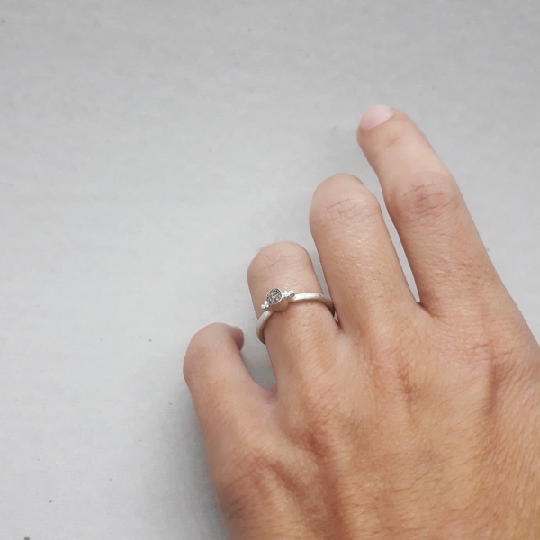 ○ Serifos | δαχτυλίδι από ασήμι 925 και άμμο | ελληνικά νησιά - ασήμι, μοναδικό, μοντέρνο, καλοκαίρι, ασήμι 925, ασήμι 925, δαχτυλίδι, χειροποίητα, βεράκια, μικρά, rock - 2