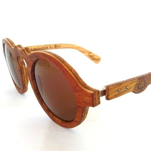 Cerberus [notch bridge] | Handmade wooden sunglasses - ξύλο, μοναδικό, καλοκαίρι, χειροποίητα, παραλία, αξεσουάρ, απαραίτητα καλοκαιρινά αξεσουάρ, unisex, unique, γυαλιά ηλίου - 3