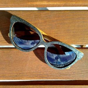 Andromeda |Handmade wooden sunglasses - ξύλο, μοναδικό, καλοκαίρι, παραλία, αξεσουάρ, απαραίτητα καλοκαιρινά αξεσουάρ, unique, γυαλιά ηλίου - 4