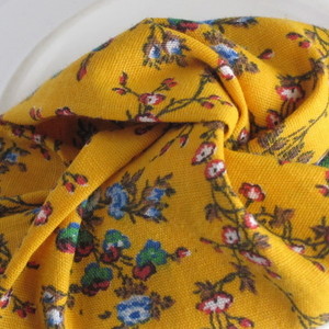 Croquet Floral Headband - κορδέλα, βαμβάκι, chic, ελαστικό, καλοκαίρι, χειροποίητα, παραλία, απαραίτητα καλοκαιρινά αξεσουάρ, boho, κορδέλες μαλλιών - 4