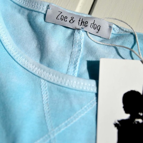 Μακό μπλούζα βαμμένη στο χέρι - βαμβάκι, καλοκαίρι, κορίτσι, ξεχωριστό, για παιδιά, παιδικά ρούχα - 3