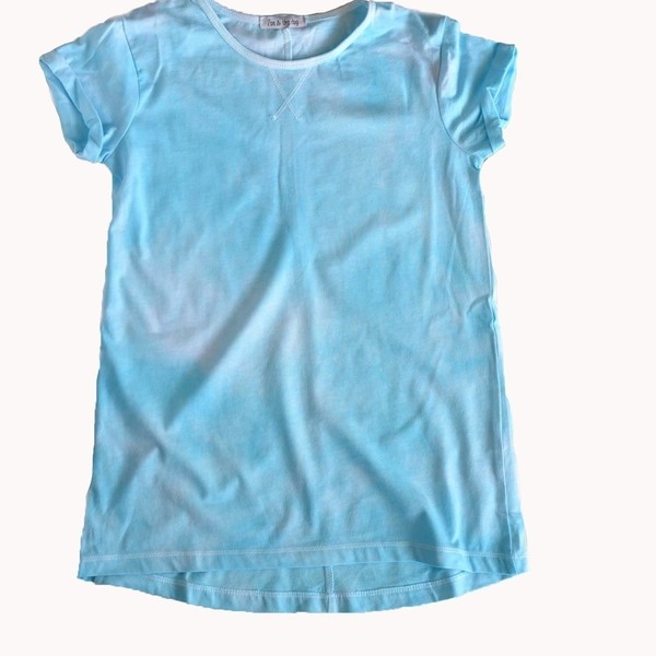 Μακό μπλούζα βαμμένη στο χέρι - βαμβάκι, καλοκαίρι, κορίτσι, ξεχωριστό, για παιδιά, παιδικά ρούχα