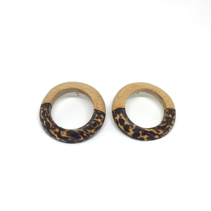 Firesplit Earrings - ξύλο, ξύλο, ασήμι 925, σκουλαρίκια, χειροποίητα, ξύλινο, κοσμήματα