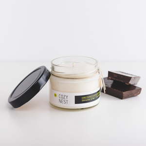 Chocolate Fudge | 100% Φυσικό χειροποίητο κερί σόγιας - χειροποίητα, κερί, αρωματικά κεριά, αρωματικό