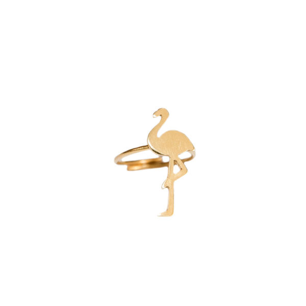 Flamingo II ring - επιχρυσωμένα, ασήμι 925, minimal, αυξομειούμενα