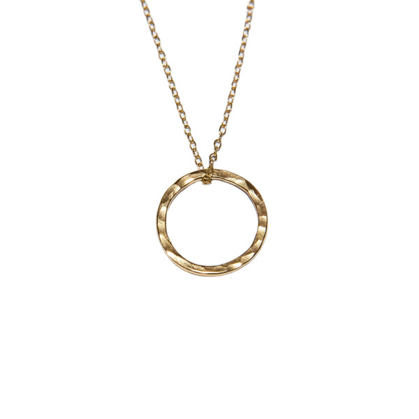 Ring necklace II goldplated