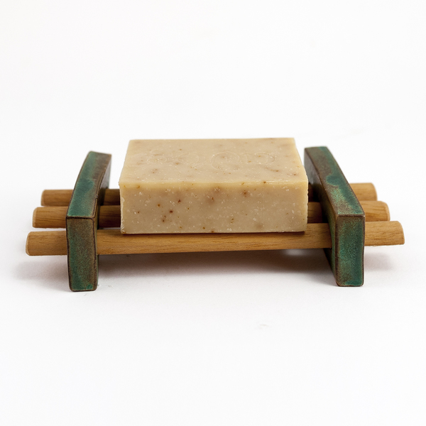 Συλλεκτική σαπουνοθήκη Νο.4 - ξύλο, δώρο, κεραμικό, χειροποίητα, σαπούνια, πρωτότυπα δώρα - 2