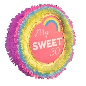 Πινιάτα My sweet 30 (38 εκ) - παιχνίδι, κορίτσι, κορώνα, δώρο, χειροποίητα, γενέθλια, birthday, πινιάτες, έκπληξη, είδη για πάρτυ