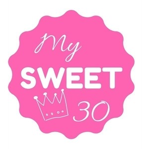 Πινιάτα My sweet 30 (38 εκ) - παιχνίδι, κορίτσι, κορώνα, δώρο, χειροποίητα, γενέθλια, birthday, πινιάτες, έκπληξη, είδη για πάρτυ - 4
