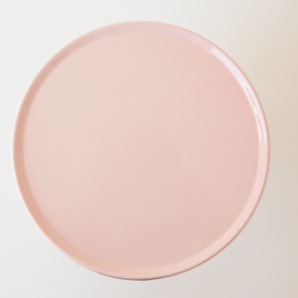 Pastel Pink Cake Stand - vintage, πηλός, κεραμικό, δώρα γάμου, γάμος, διακόσμηση βάπτισης, γλυκά, είδη σερβιρίσματος, τουρτιέρες - 4
