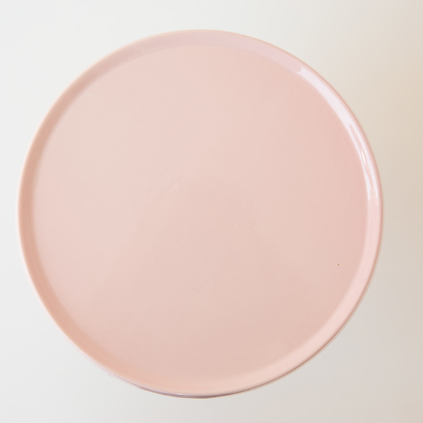 Pastel Pink Cake Stand - vintage, πηλός, κεραμικό, δώρα γάμου, γάμος, βάπτιση, διακόσμηση βάπτισης, γλυκά, είδη σερβιρίσματος, τουρτιέρες - 4